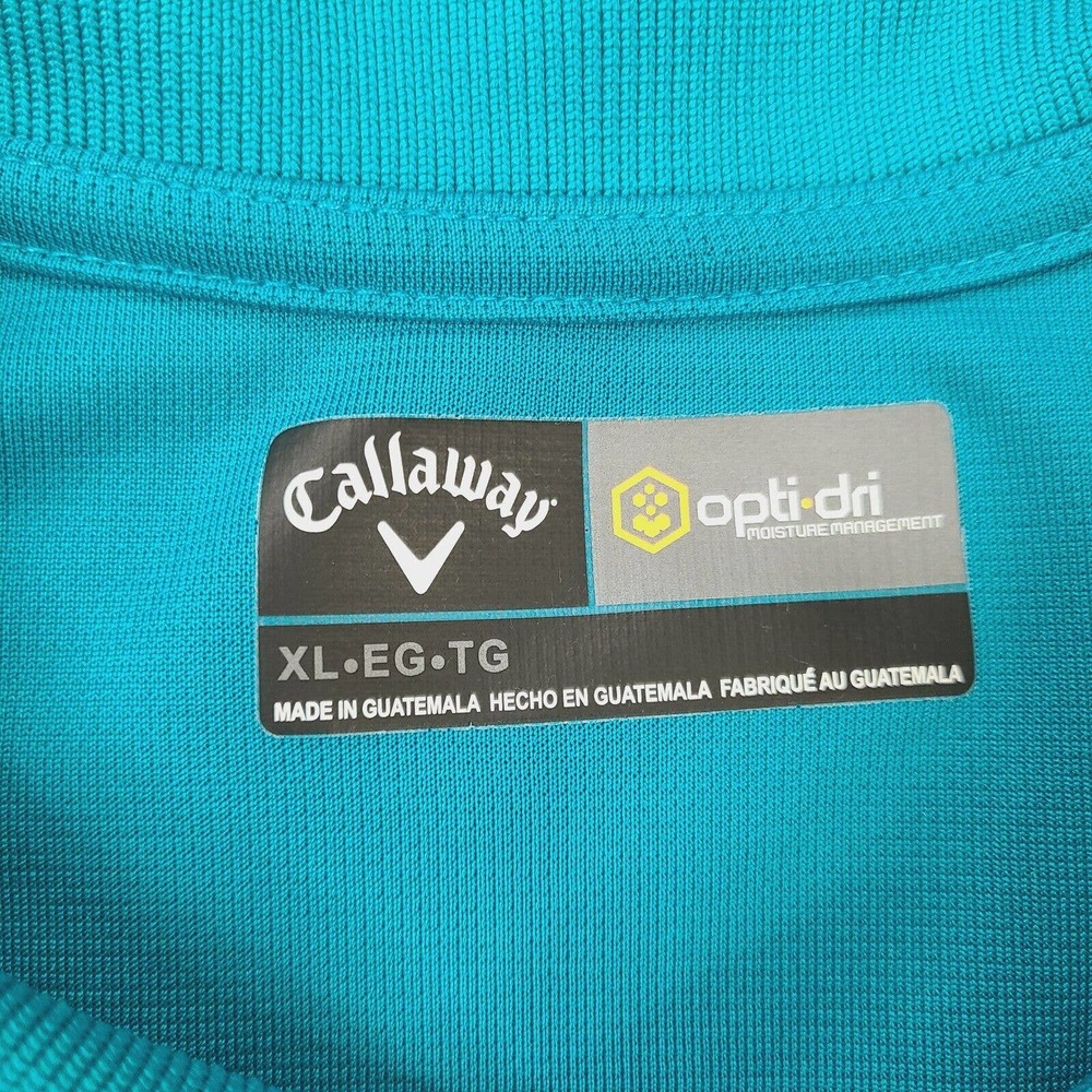 Callaway Golf Polo Shirt Men's XL Blue Teal Opti-Dri Weston Hills Country Club - Picture 3 of 12